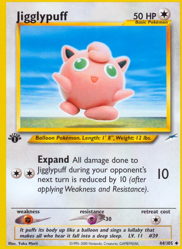 Jigglypuff — Neo Destiny — Pokemon