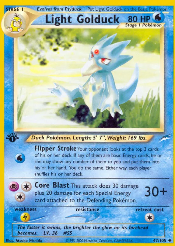 Light Golduck — Neo Destiny — Pokemon