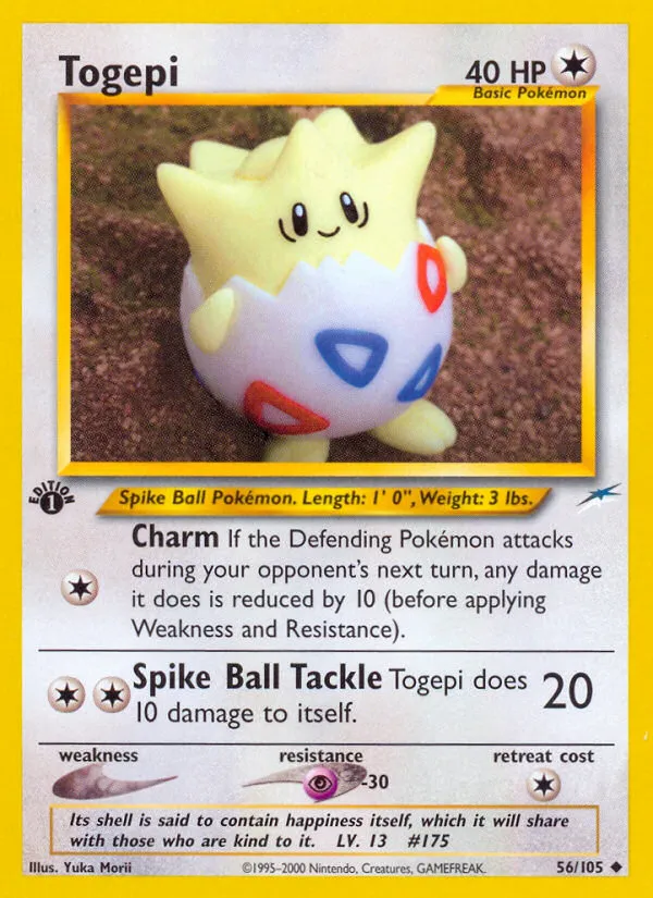 Togepi — Neo Destiny — Pokemon