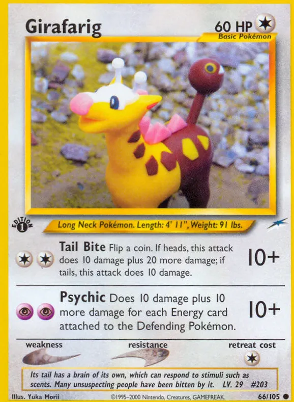 Girafarig — Neo Destiny — Pokemon
