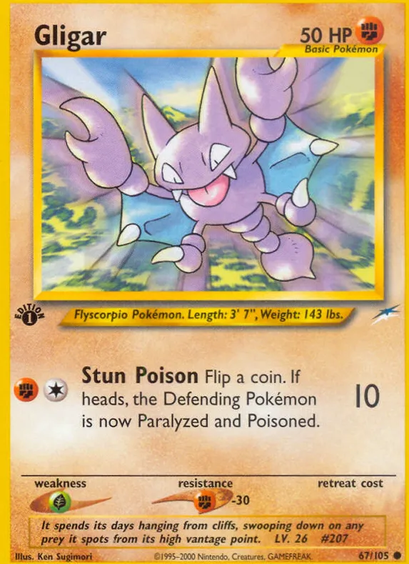 Gligar — Neo Destiny — Pokémon
