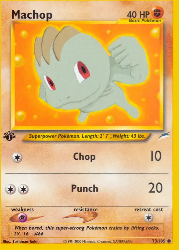 Machop — Neo Destiny — Pokémon