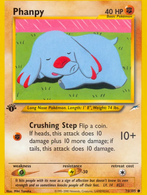 Phanpy — Neo Destiny — Pokémon