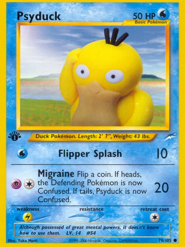 Psykokwak — Neo Destiny — Pokémon