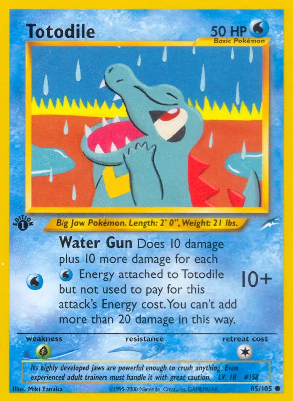Totodile — Neo Destiny — Pokemon