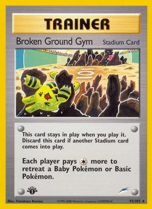 Broken Ground Gym — Neo Destiny — Pokemon