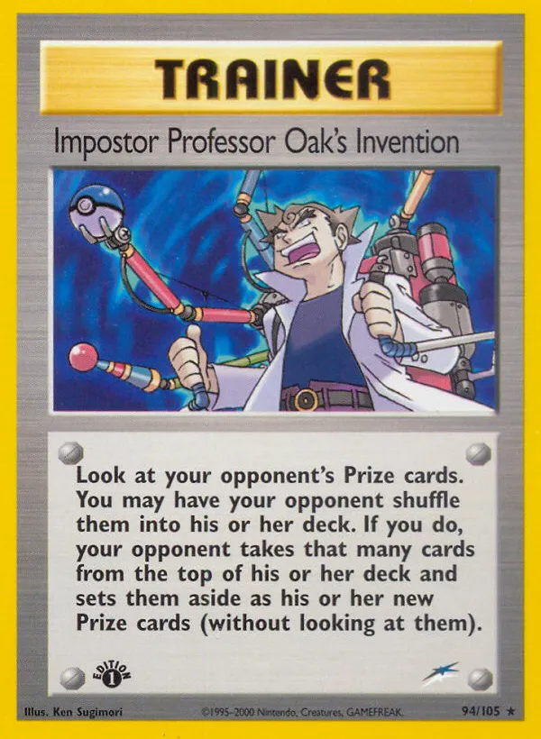 Impostor Professor Oak's Invention — Neo Destiny — Pokemon