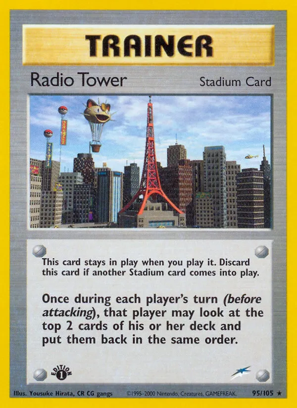 Radio Tower — Neo Destiny — Pokémon