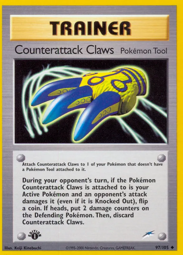 Counterattack Claws — Neo Destiny — Pokemon