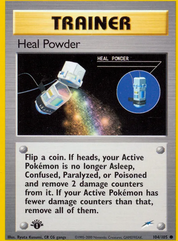 Heal Powder — Neo Destiny — Pokémon