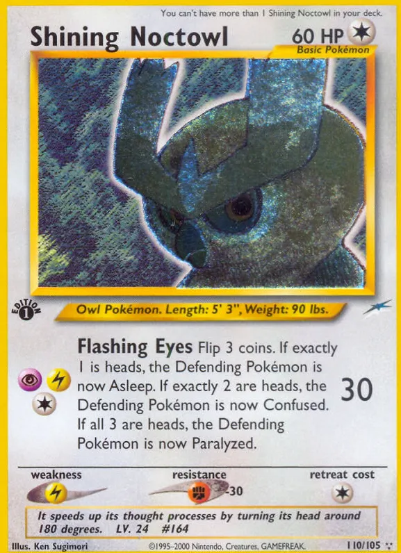 Noarfang brillant — Neo Destiny — Pokemon