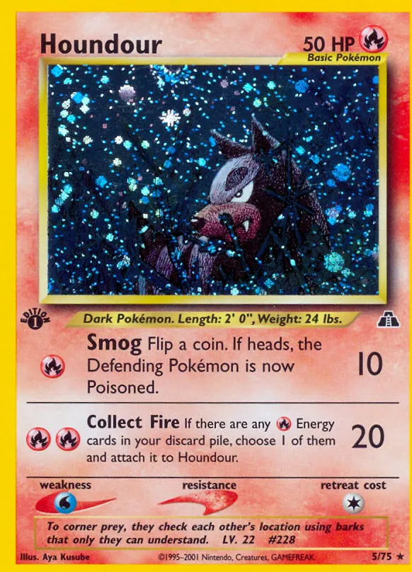 Houndour — Neo Discovery — Pokemon