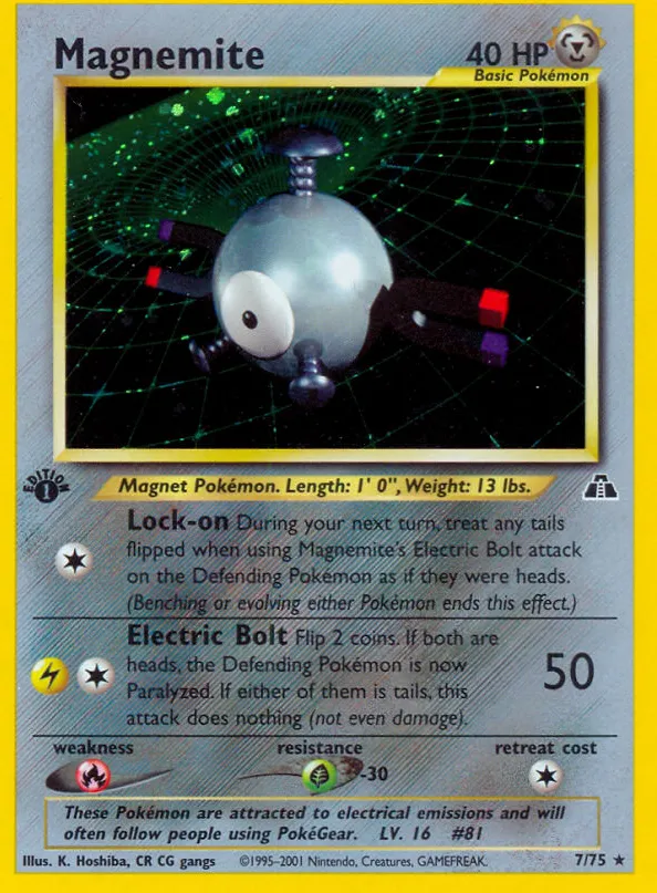 Magnemite — Neo Discovery — Pokemon