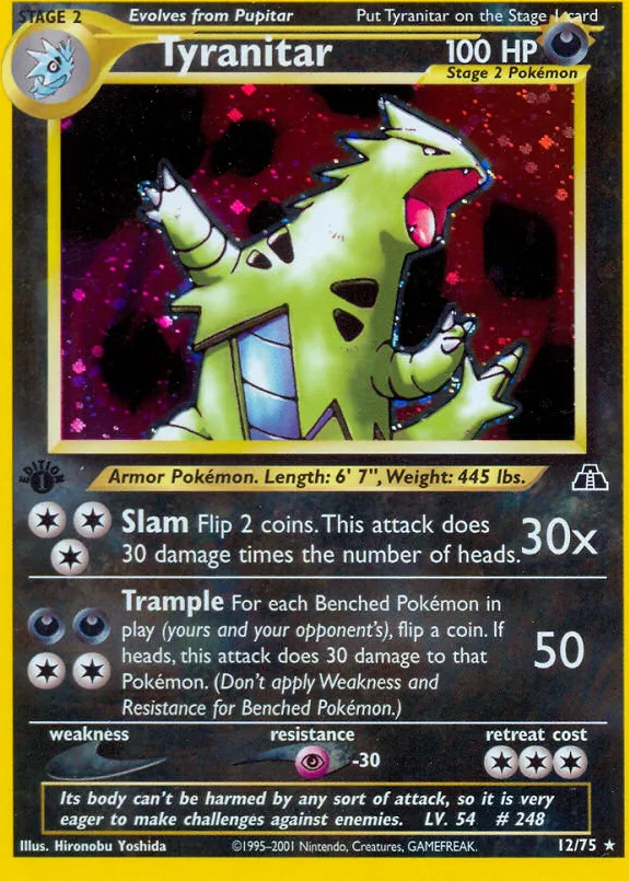 Tyranitar — Neo Discovery — Pokemon