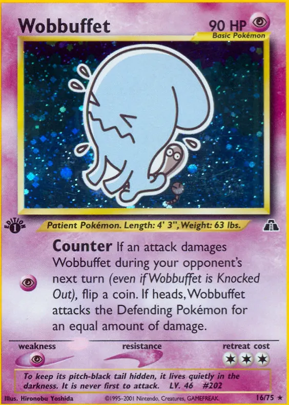 Wobbuffet — Neo Discovery — Pokemon