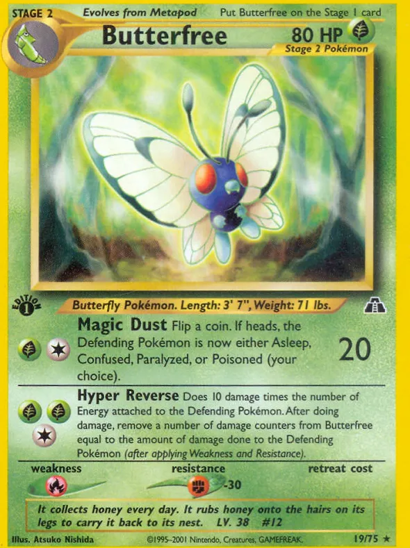 Butterfree — Neo Discovery — Pokemon