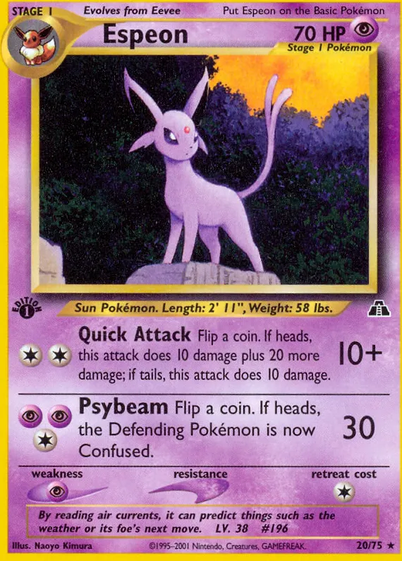 Espeon — Neo Discovery — Pokémon