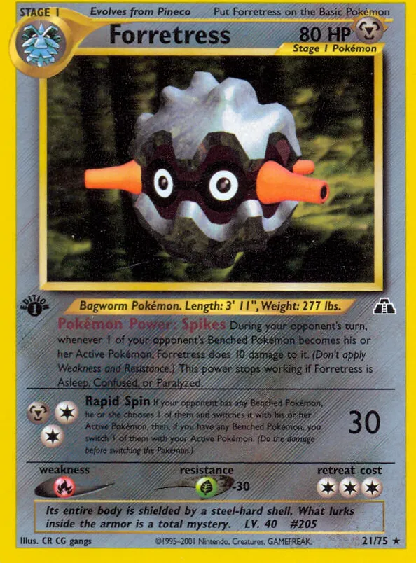 Forretress — Neo Discovery — Pokemon