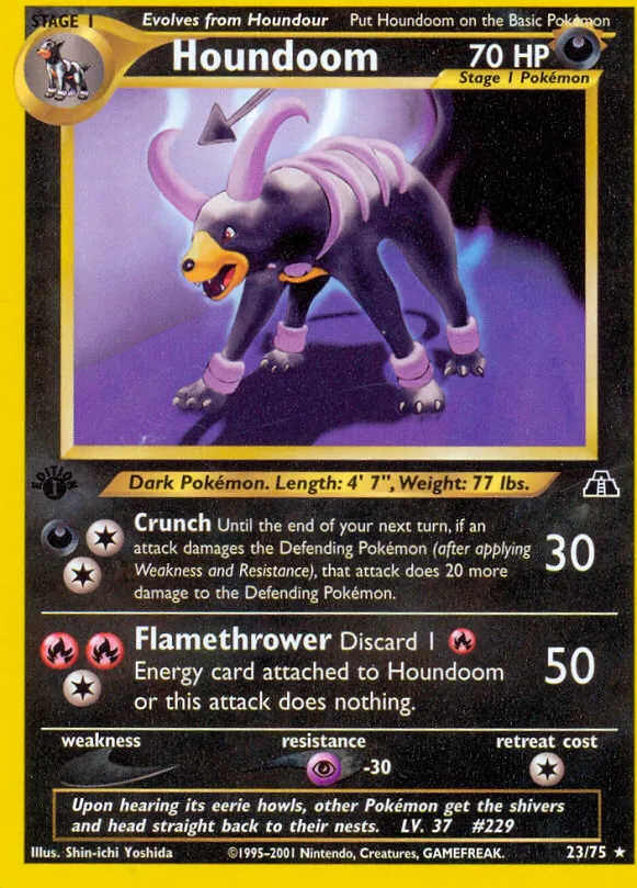 Houndoom — Neo Discovery — Pokemon