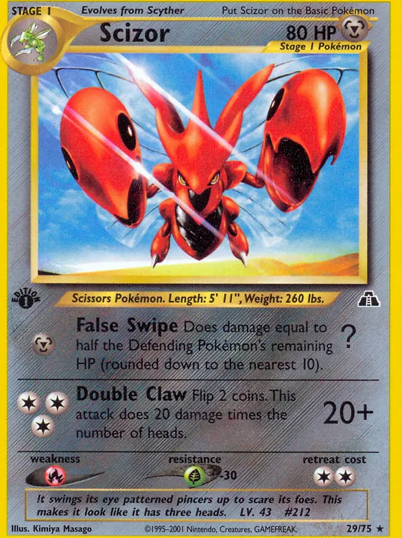 Scizor — Neo Discovery — Pokemon