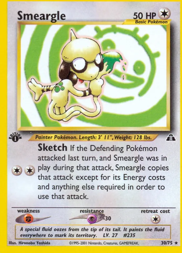 Smeargle — Neo Discovery — Pokemon