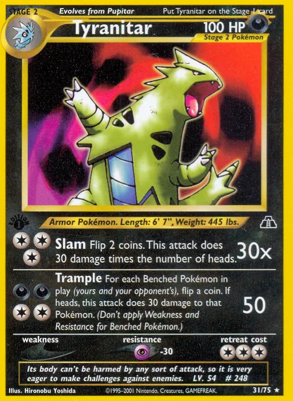 Tyranitar — Neo Discovery — Pokemon