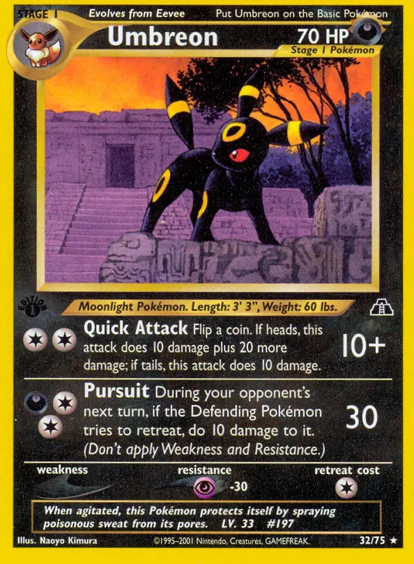 Umbreon — Neo Discovery — Pokemon