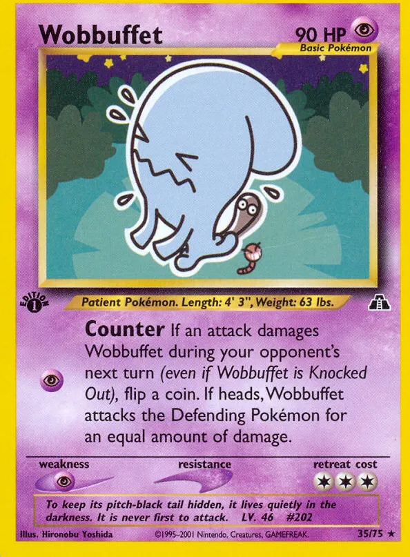 Wobbuffet — Neo Discovery — Pokémon