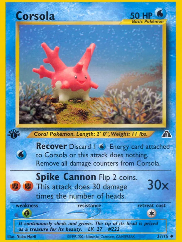 Corsola — Neo Discovery — Pokemon