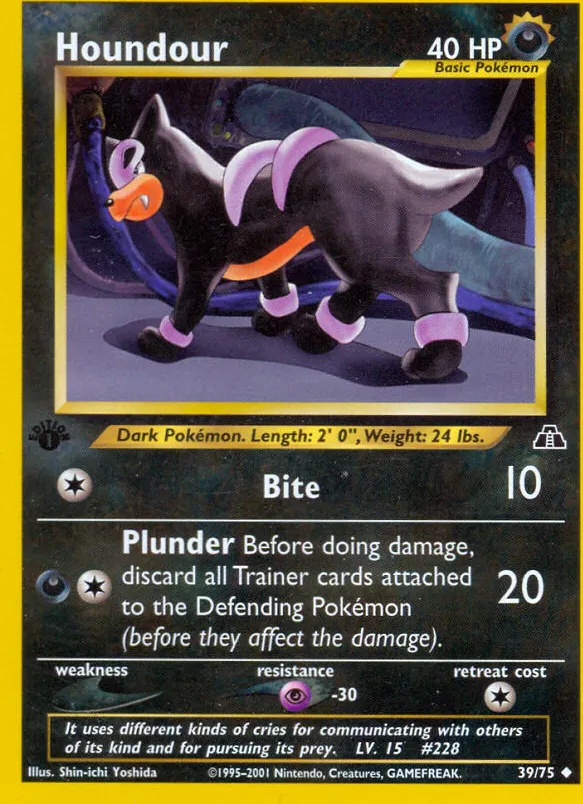 Houndour — Neo Discovery — Pokemon
