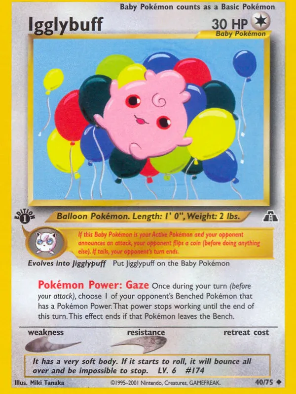 Igglybuff — Neo Discovery — Pokemon