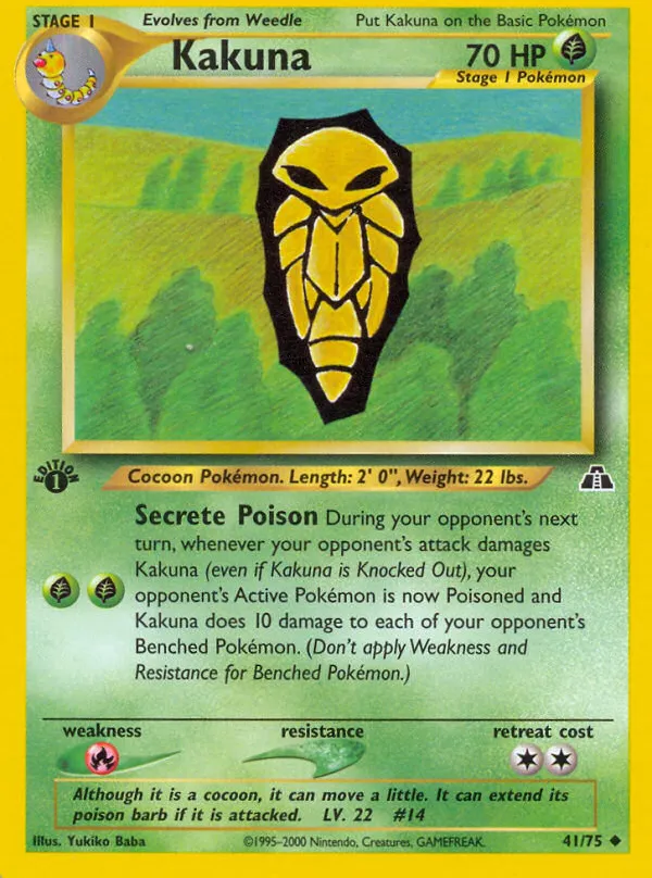 Kakuna — Neo Discovery — Pokémon