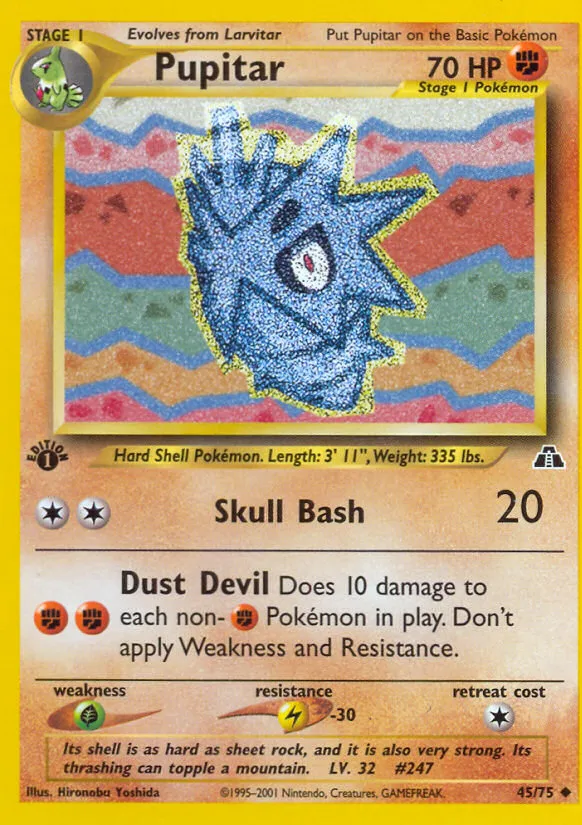 Pupitar — Neo Discovery — Pokemon