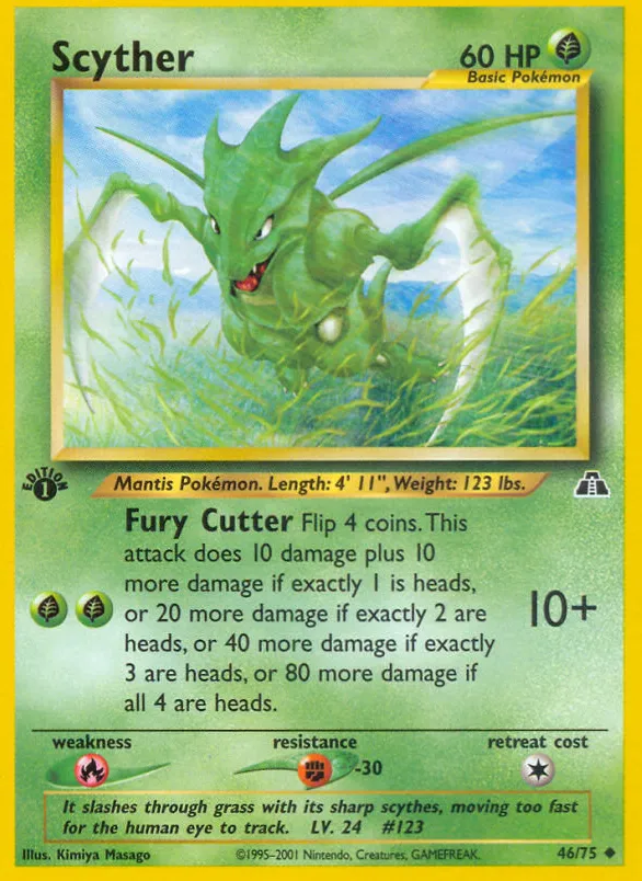 Scyther — Neo Discovery — Pokemon