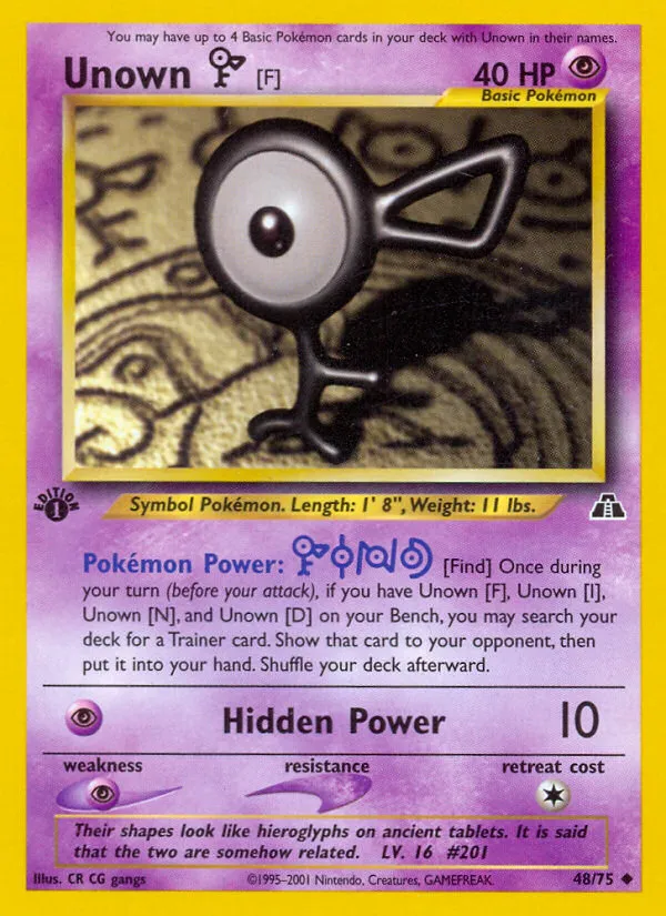 Unown — Neo Discovery — Pokemon