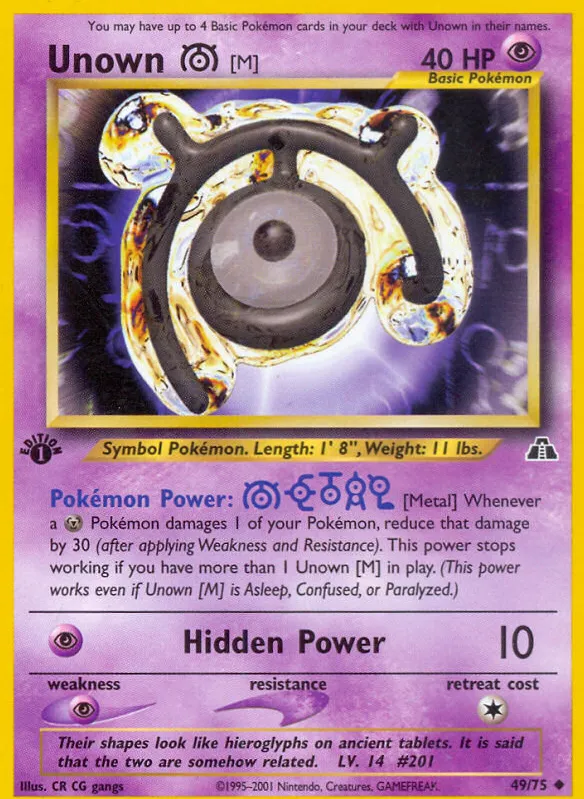 Unown — Neo Discovery — Pokémon
