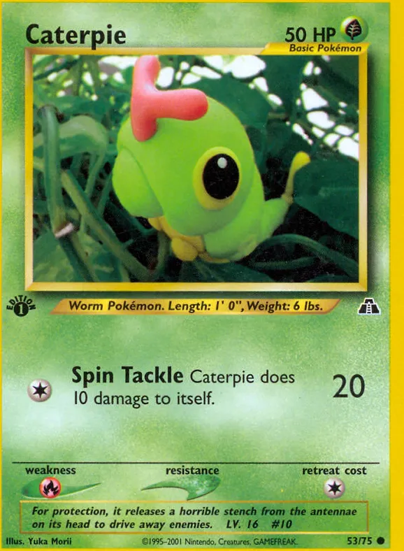 Caterpie — Neo Discovery — Pokémon
