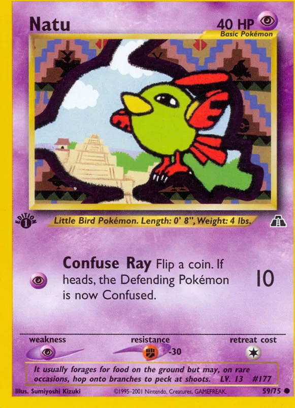 Natu — Neo Discovery — Pokémon