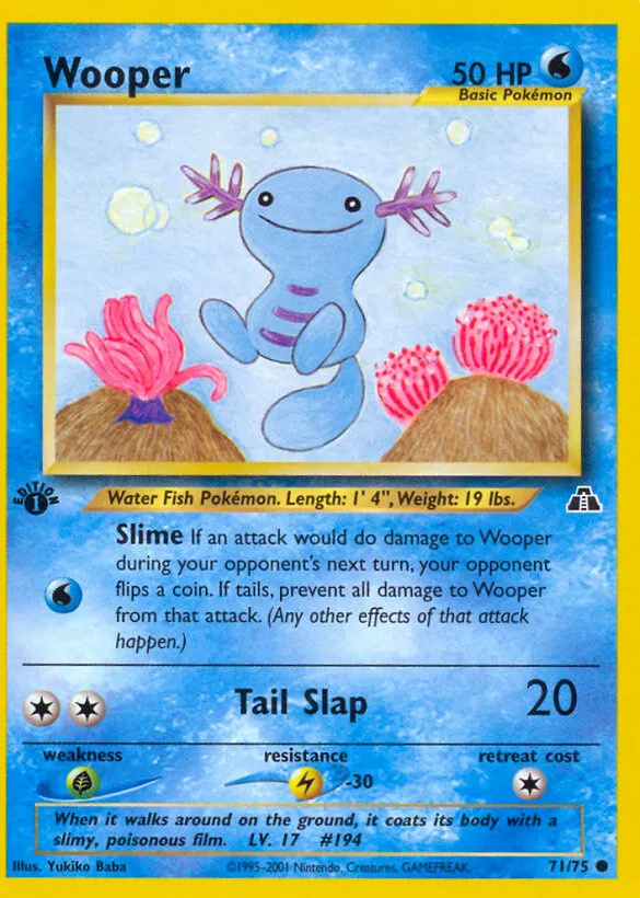Wooper — Neo Discovery — Pokemon