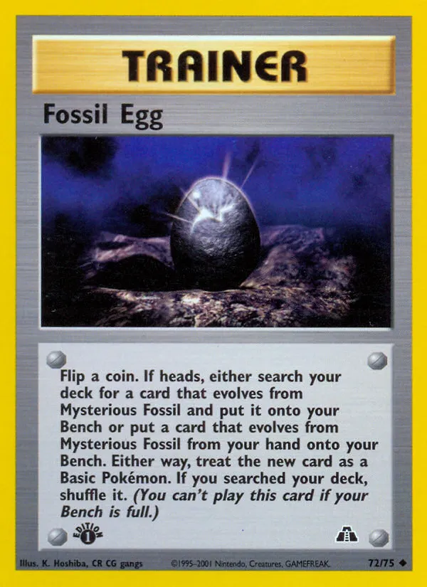 Fossil Egg — Neo Discovery — Pokemon