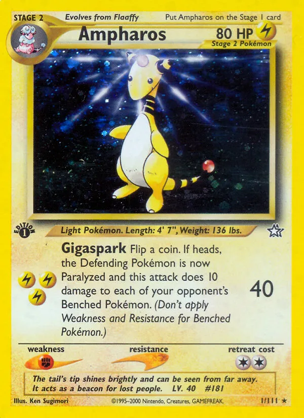 Ampharos — Neo Genesis — Pokémon