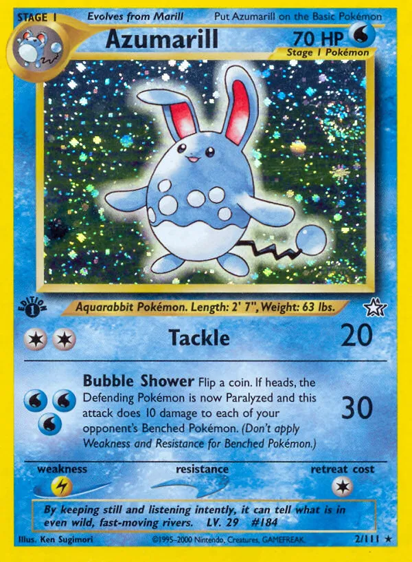 Azumarill — Neo Genesis — Pokemon