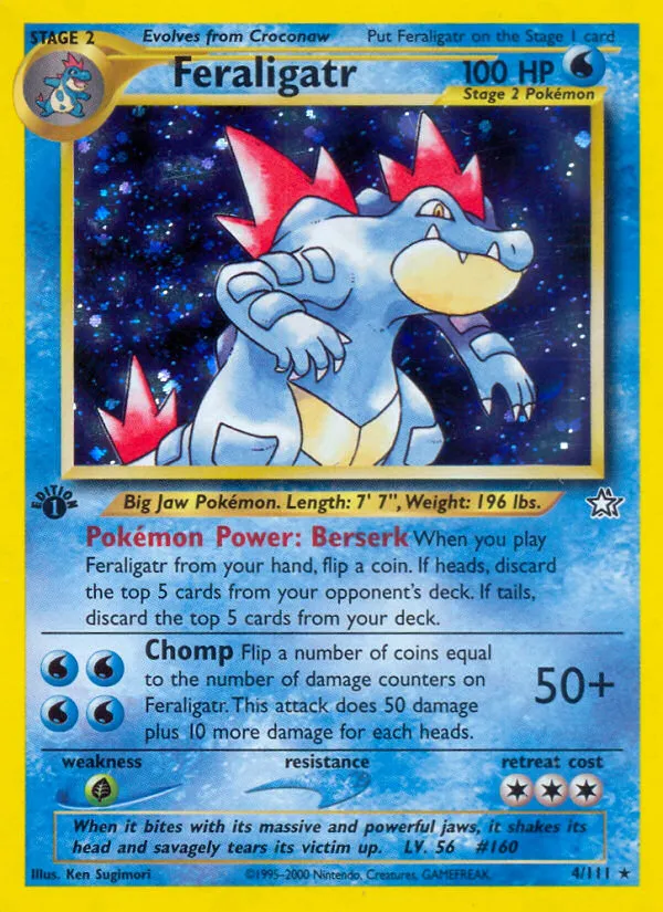 Feraligatr — Neo Genesis — Pokemon