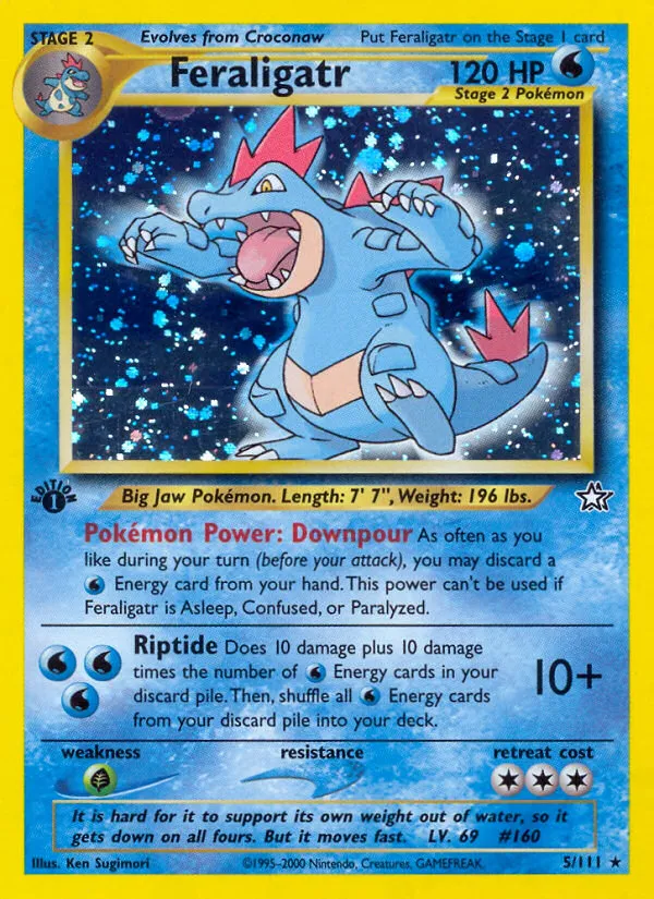 Feraligatr — Neo Genesis — Pokemon