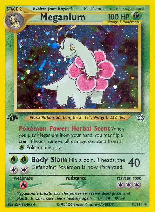 Meganium — Neo Genesis — Pokemon