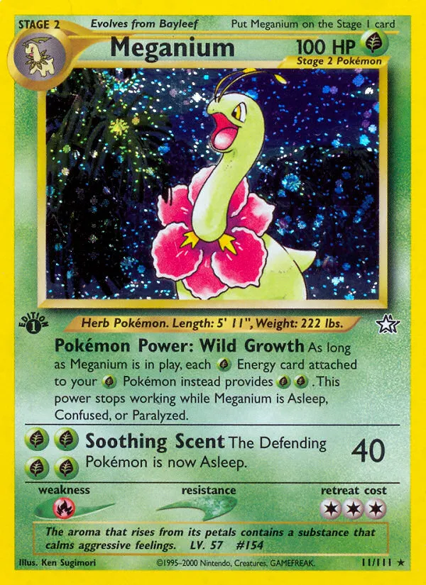 Meganium — Neo Genesis — Pokémon