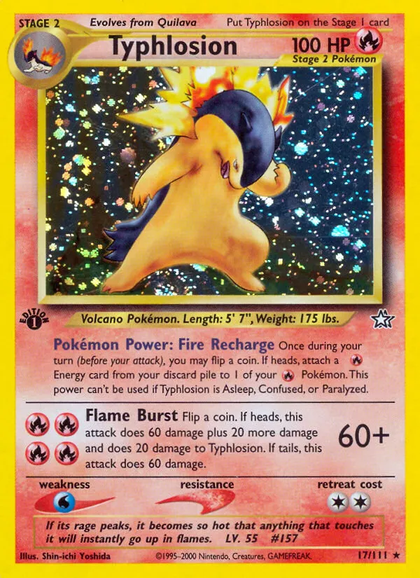 Typhlosion — Neo Genesis — Pokémon