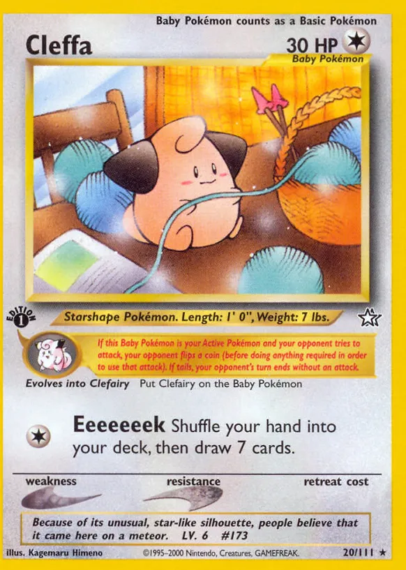 Cleffa — Neo Genesis — Pokemon