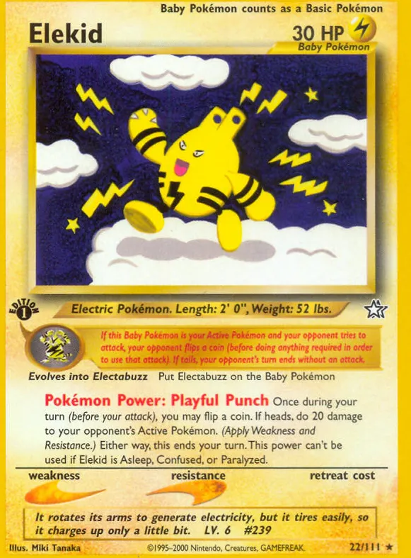 Elekid — Neo Genesis — Pokemon