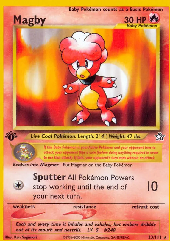 Magby — Neo Genesis — Pokémon